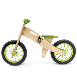 BICICLETA DE EQUILÍBRIO SEM PEDAL DE MADEIRA
